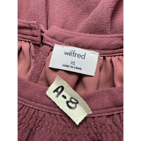 Aritzia Wilfred Effet Mini Dress Size XS BROWN - Picture 10 of 12